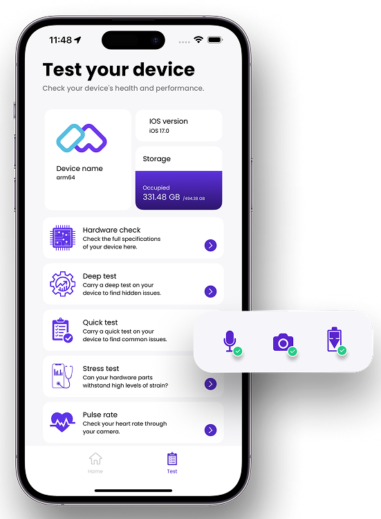 My Phone AI — Test your device home screen