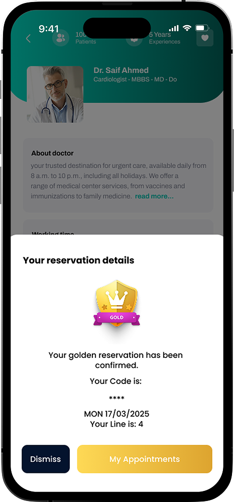 Tabeby confirmed Golden Book priority reservation
